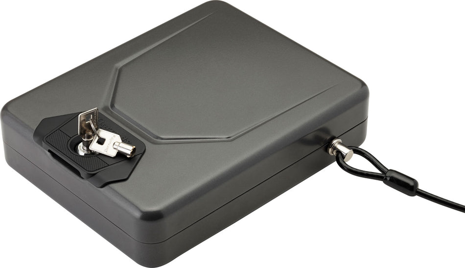 Hornady 98153 Alpha Elite Lock Box Black Steel TSA-Compliant Key Entry