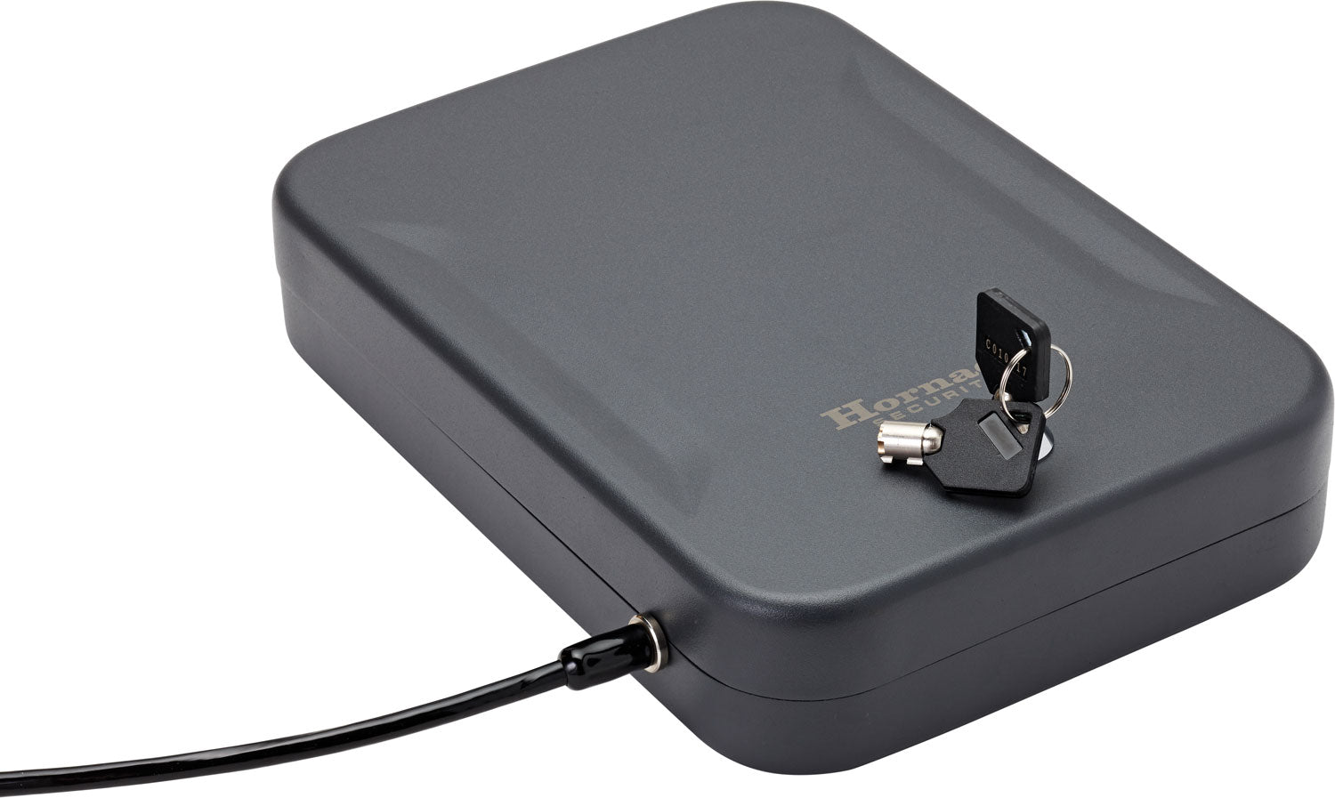 Hornady 95210 Black Steel XL Lock Box Key Entry Single Handgun Storage