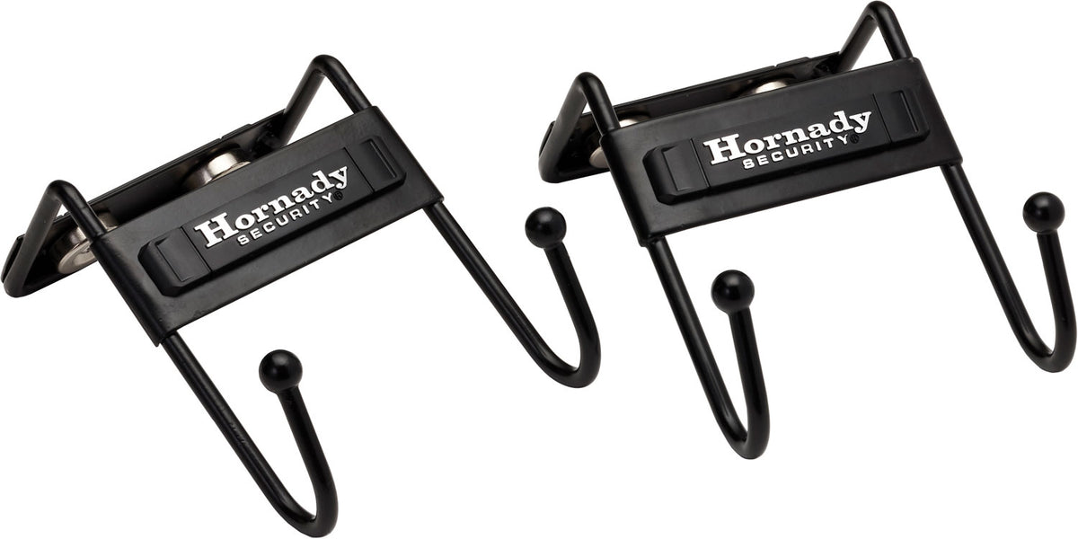 Hornady 95911 2-Pack Black Metal Magnetic Hooks for Gun Safes