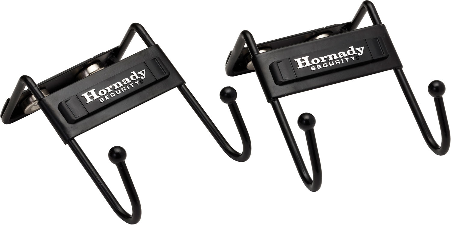 Hornady 95911 2-Pack Black Metal Magnetic Hooks for Gun Safes