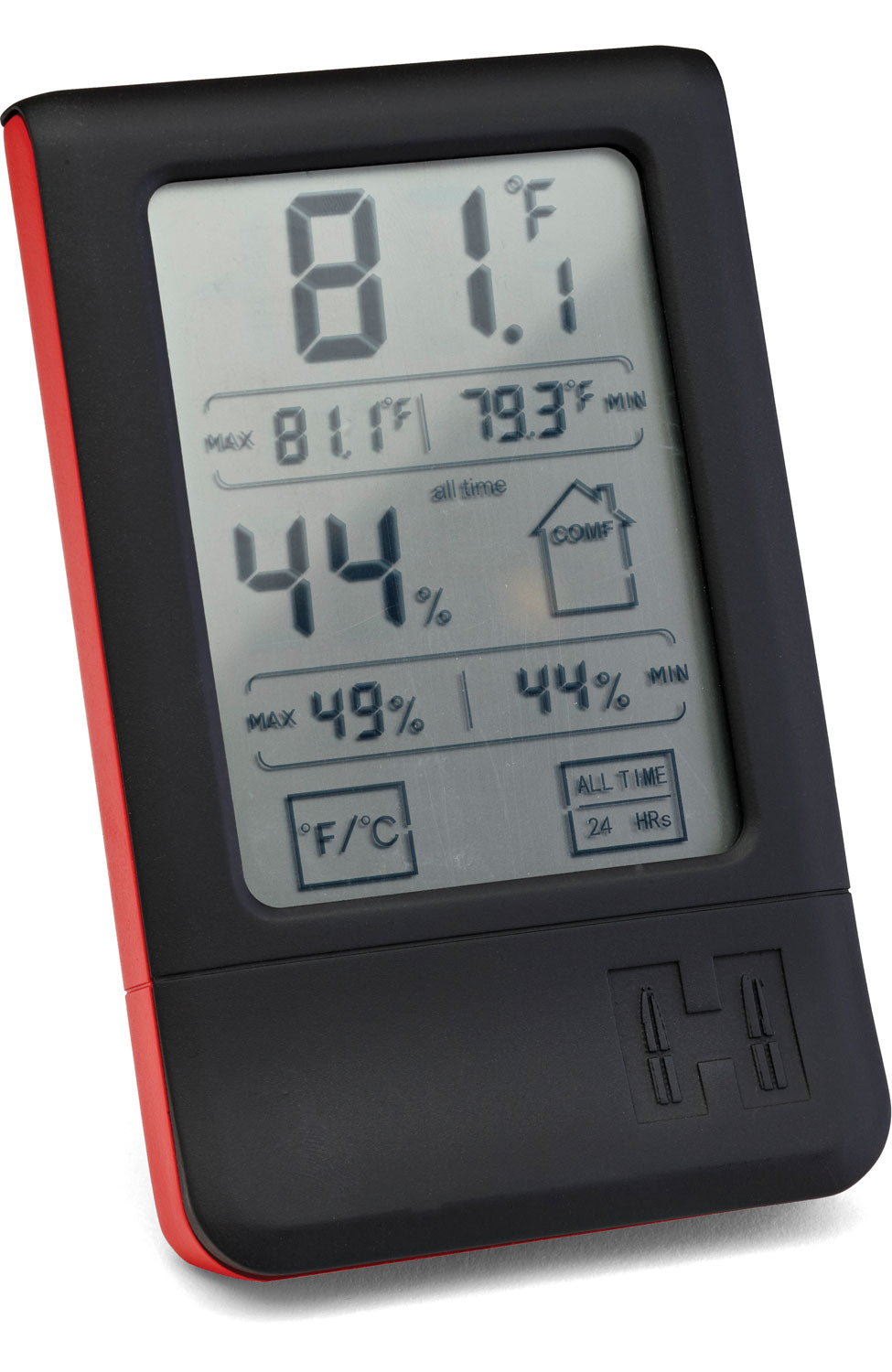 Hornady 95909 Gun Safe Digital Hygrometer Red AAA Touchscreen