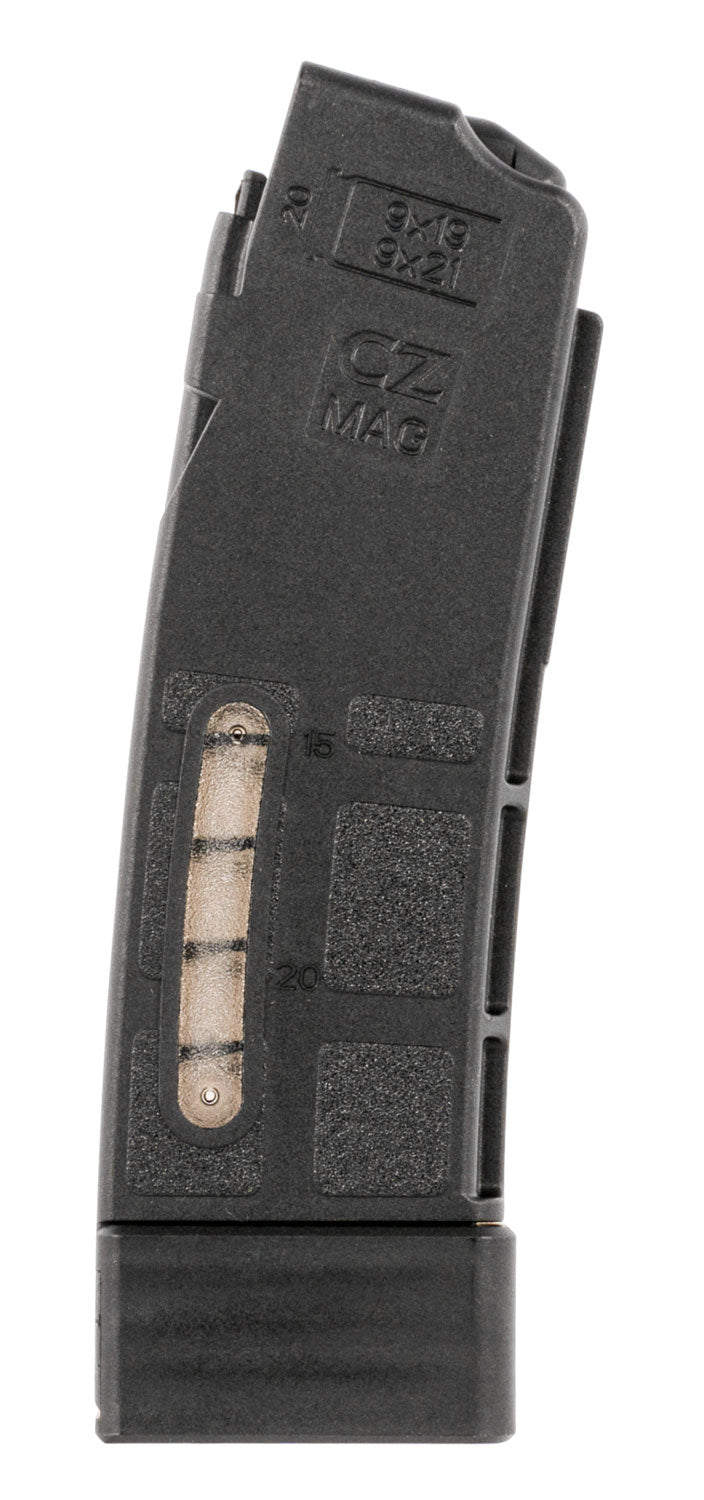 CZ Scorpion 11356 20rd Rifle Magazine 9mm Luger Black Polymer