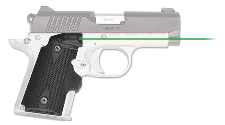 Crimson Trace LG-409G Lasergrips Kimber Micro 9 Pistol, Green Laser Black Polymer