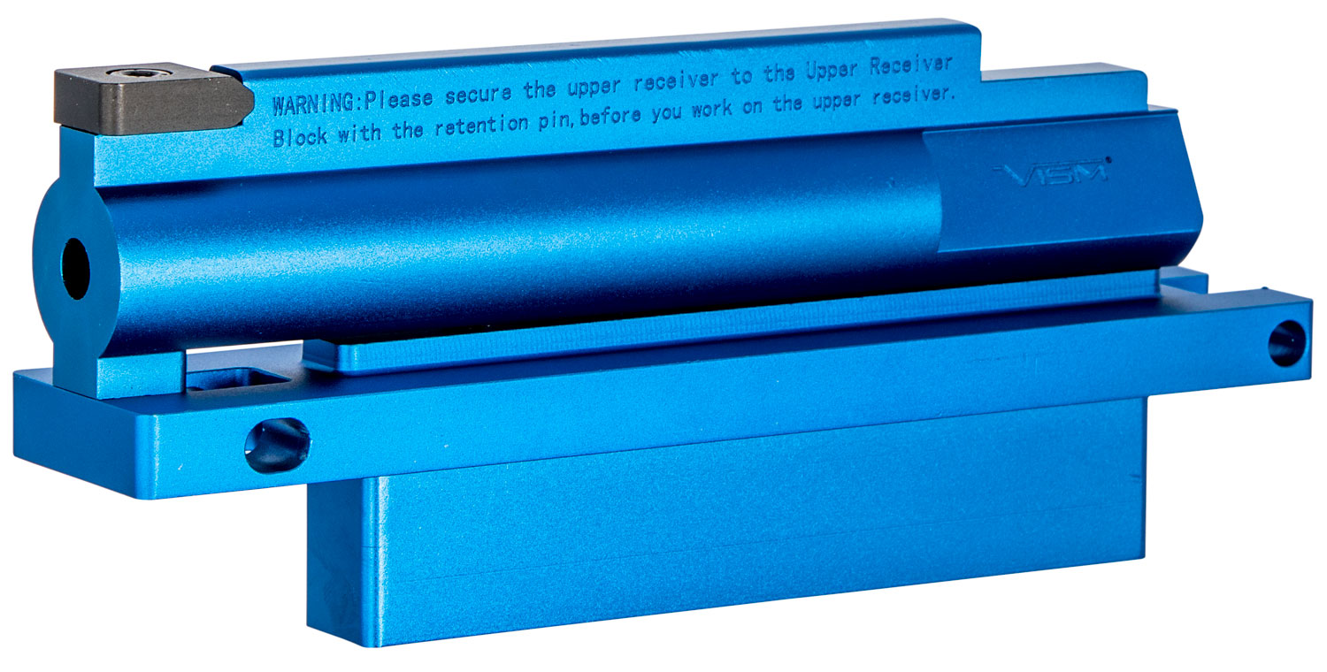 NcStar VTARUVB AR-15 Upper Receiver Vise Block Anodized Blue Aluminum