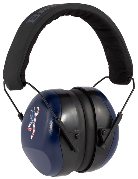 Browning Buck Mark II Over-the-Head Earmuff 27 dB Blue/Black Adult