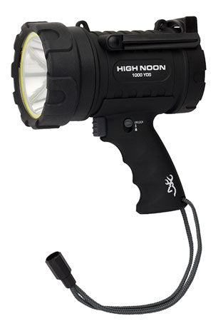 Browning 3717774 High Noon Pro USB Rechargeable Multi-Mode Flashlight 87/1800 Lumens Black