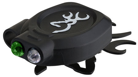 Browning 3716110 Buckmark Cap Bill Light 13 Lumen Green and White LED Black