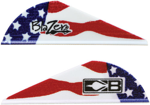 Bohning Blazer Arrow Vanes American Flag 2" True Color 36 Pack