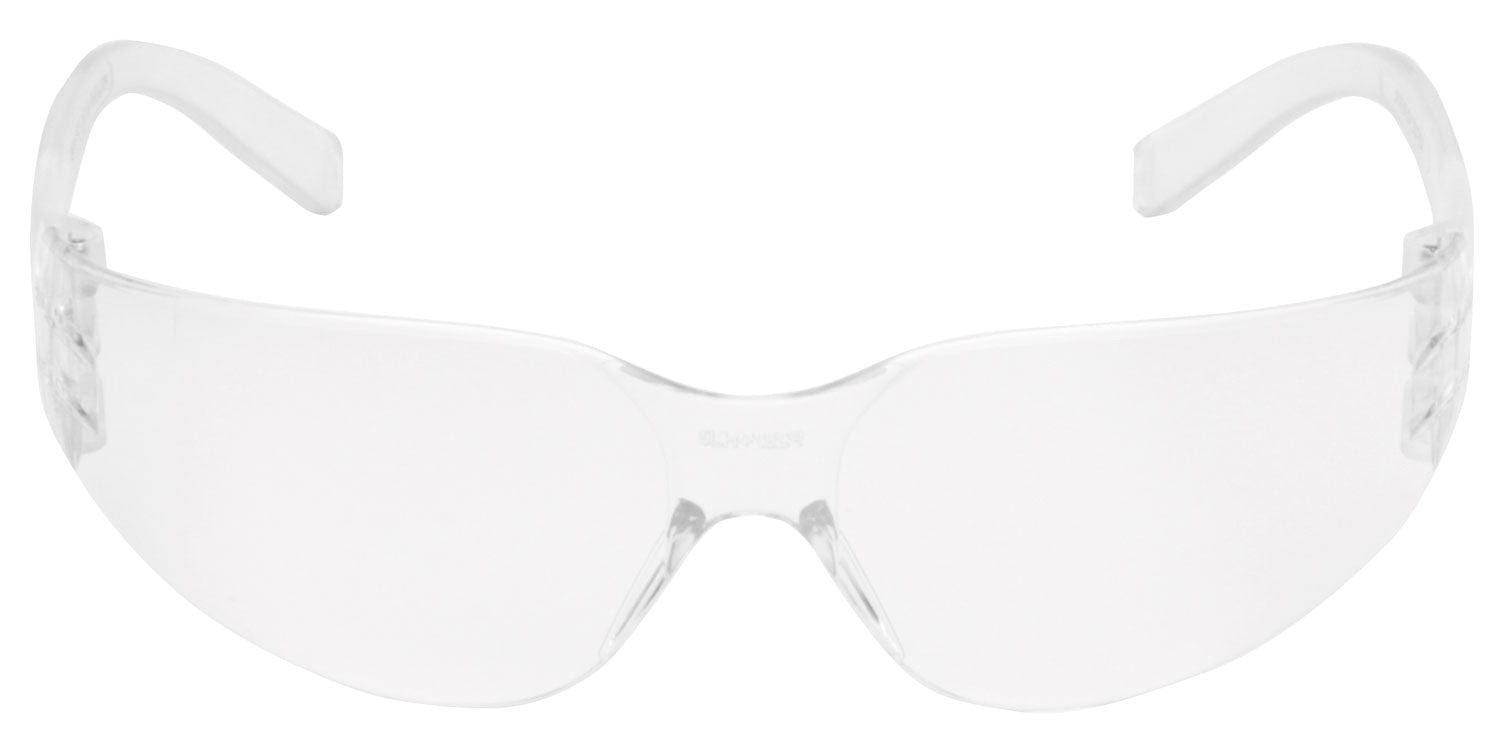 Pyramex S4110S Intruder Protective Glasses Clear Polycarbonate Lens Clear Frame 12 Pack