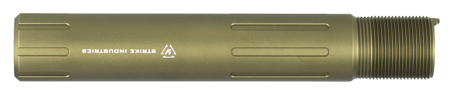 Strike Industries ARCARPRESLICKFDE AR Carbine Pistol Buffer Tube FDE Aluminum Slick Version