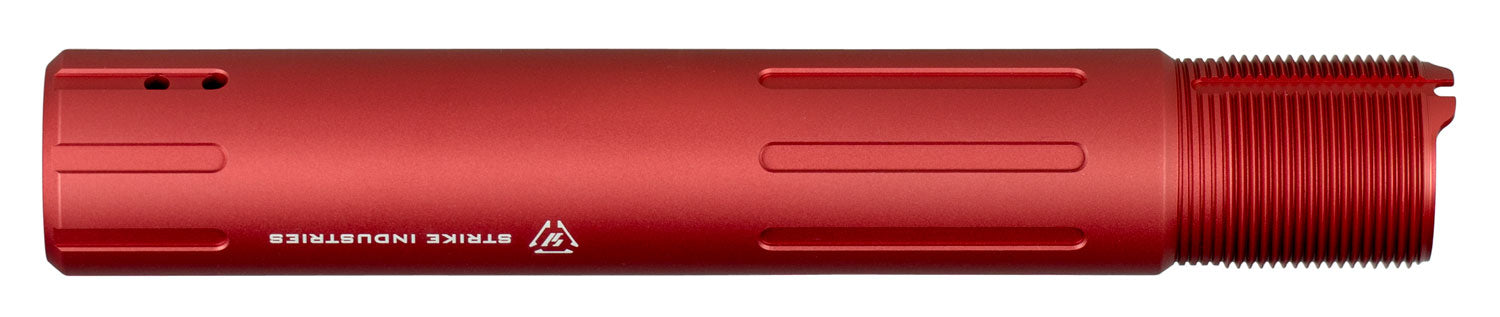 Strike Industries Slick Pistol Receiver Extension AR Carbine Red Anodized Aluminum Tube