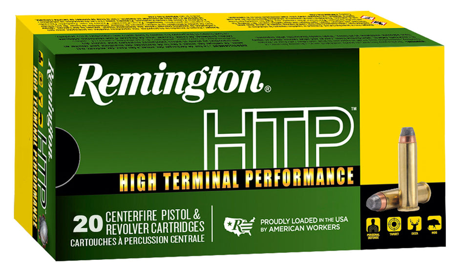 Remington HTP Semi Jacketed Hollow Point 110 Grain .357 Magnum 1295 fps 047700497204
