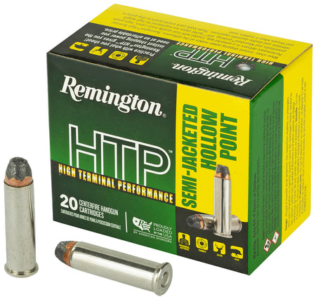 Remington HTP Semi Jacketed Hollow Point 158 Grain .357 Magnum 1235 fps 047700496108