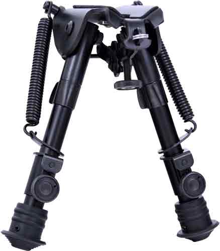 Aimtech 6"-9" Heavy Duty Adjustable Bipod Black