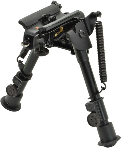Aimtech 6"-9" Adjustable Bipod with Heavy Duty Lever Locking Pivot
