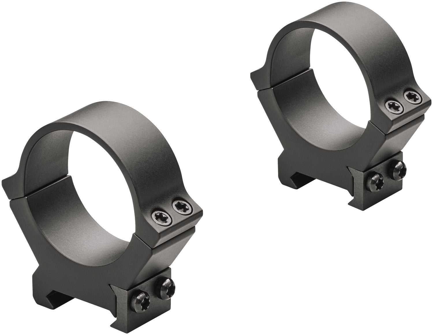 Leupold 175860 PRW2 34mm High Cross-Slot Riflescope Ring Set Matte Black