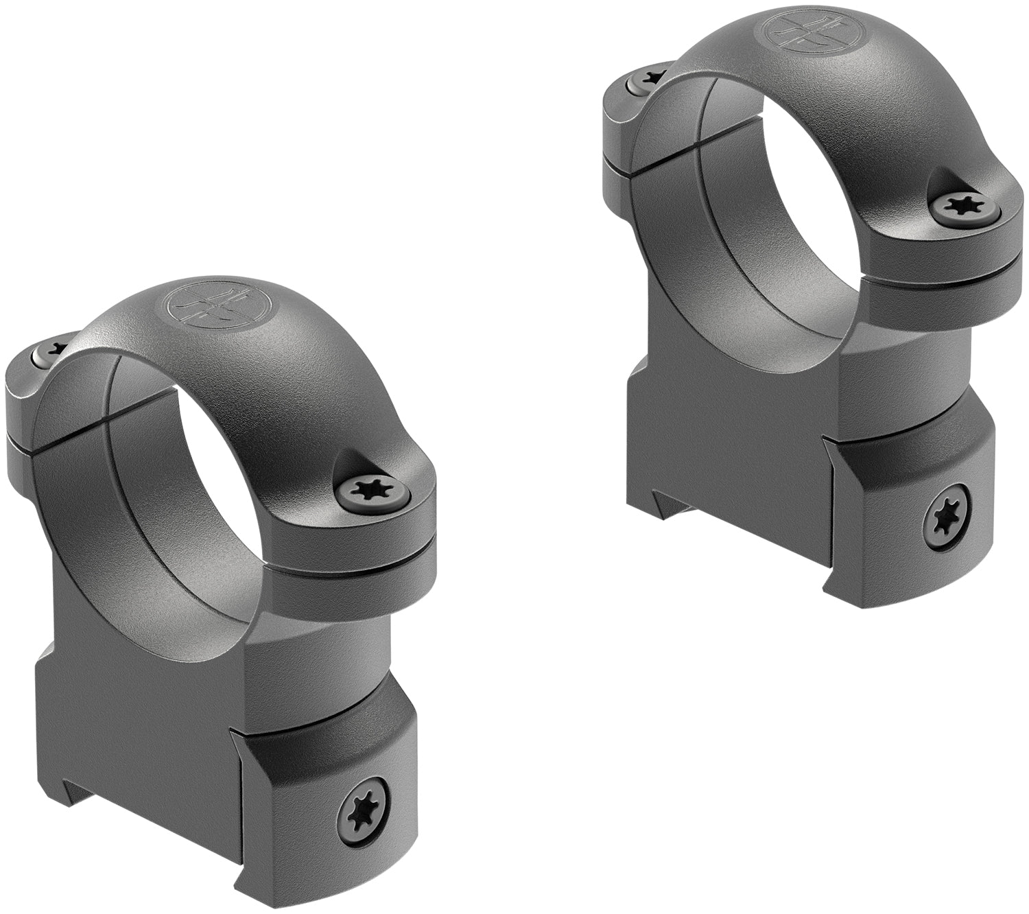 Leupold 177360 CZ 550 1-Inch High Riflescope Ring Set Matte Black