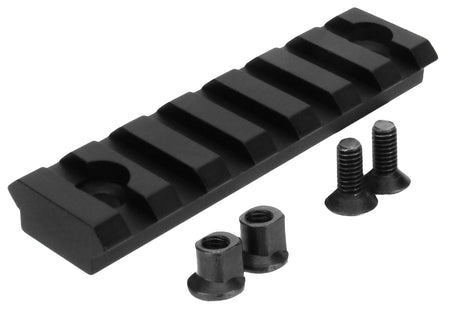 TacFire 3 Inch 7 Slot KeyMod to Picatinny Rail Adapter Black MAR102