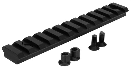 TacFire 5 Inch 11 Slot KeyMod to Picatinny Rail Adapter Black MAR103