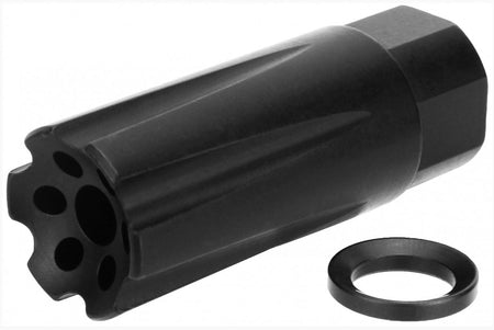 TacFire Linear Compensator Black Nitride Steel 1/2"-28 for AR-15 5.56x45mm NATO MZ1020