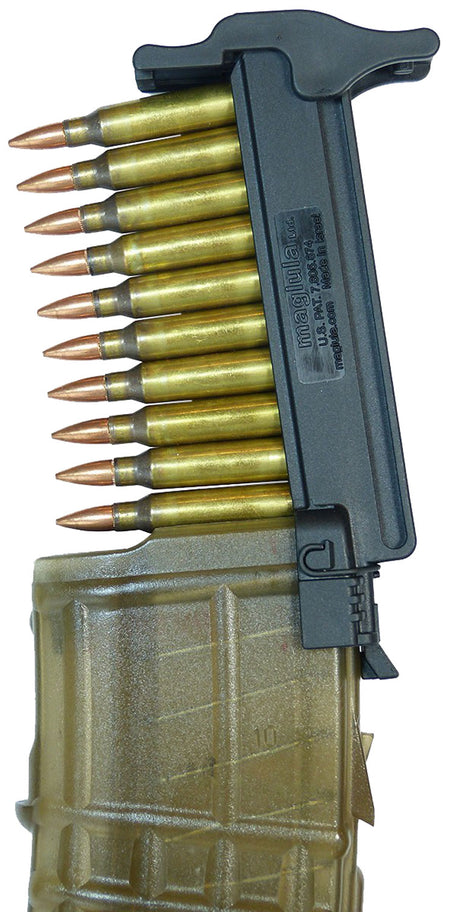 Maglula LU54B Black Polymer StripLULA 10-Round Loader – 5.56 NATO Steyr AUG Mags