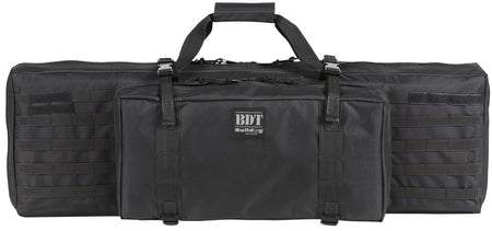 Bulldog BDT3038B Tactical Black Nylon Rifle Case with Accessory Pocket and Padded Strap