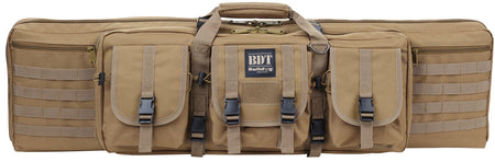 Bulldog BDT3536T Tactical Single Rifle Case 36" Tan Nylon with Deluxe Padded Backpack Straps