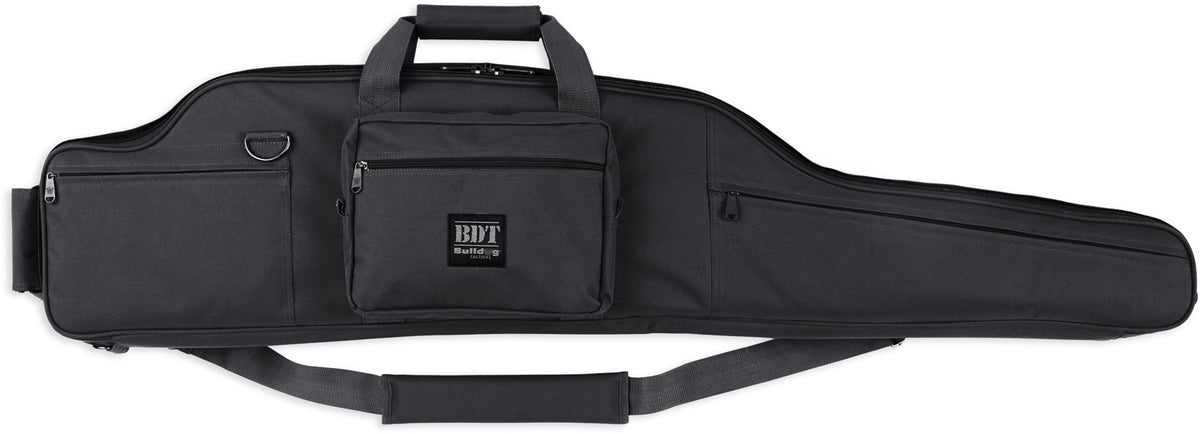 Bulldog BDT8054B 54" Black Tactical Long Range Rifle Case Water-Resistant 600D Polyester
