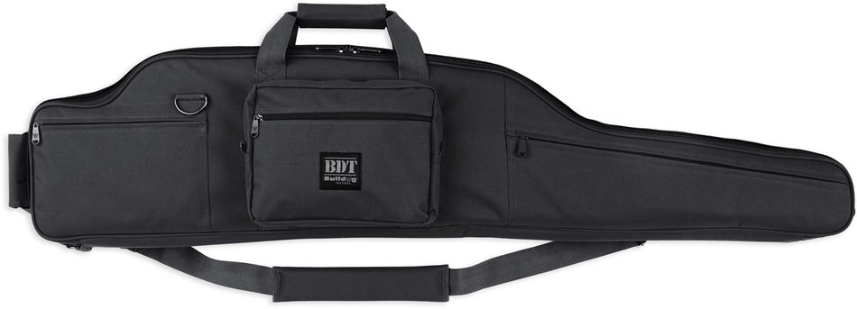 Bulldog BDT8054B 54" Black Tactical Long Range Rifle Case Water-Resistant 600D Polyester
