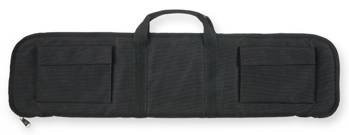Bulldog Tactical Shotgun Case 29" Black Heavy-Duty Zipper External Pockets Shell Storage