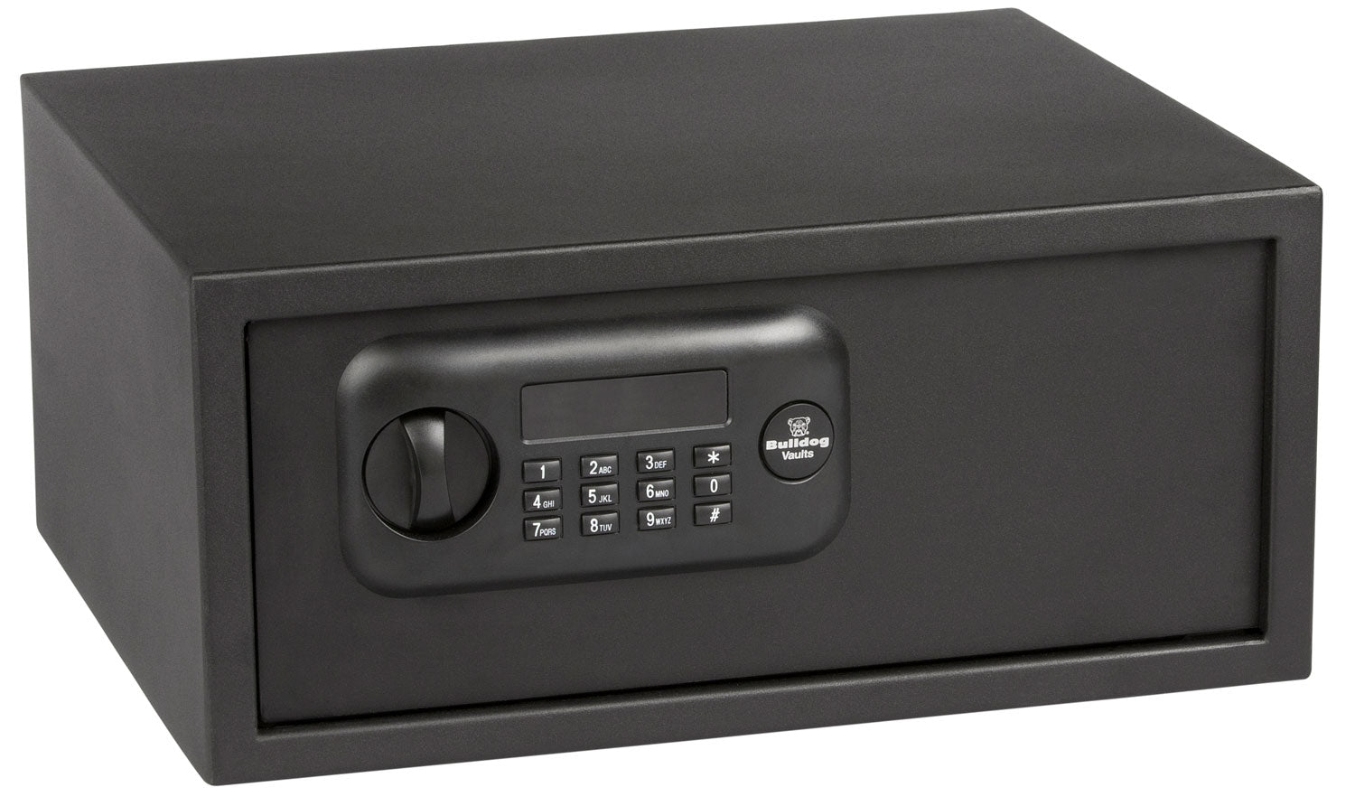 Bulldog BD1035 Digital Laptop Security Vault Keypad/Key Entry Black Powder Coated Steel 17x14.5x7.7