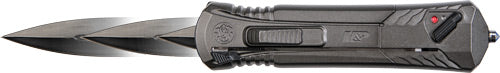 S&W M&P OTF Automatic Knife 2.75" Spear Point Grey Handle