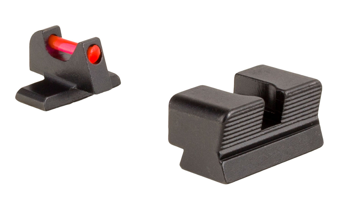 Trijicon Fiber Sights Red Fiber Optic Front with Black Rear for Sig P226/P228 #8 Front/#8 Rear