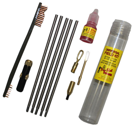 Pro-Shot UFIELD Multi-Caliber Universal Field Gun Cleaning Kit with Screw-On Lid Tube