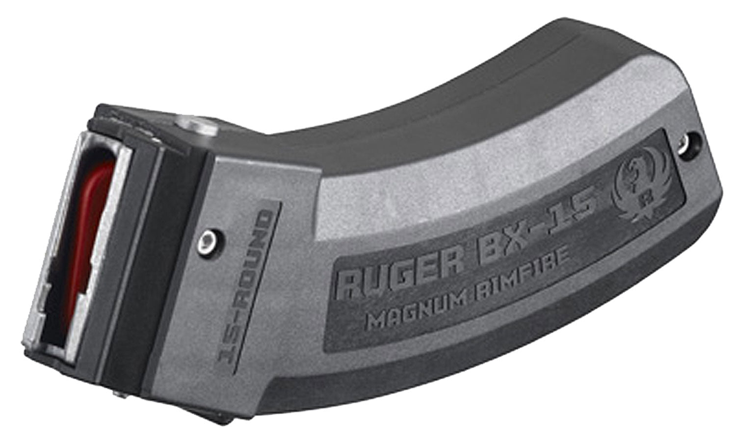 Ruger 90585 BX-15 15-Round 17 HMR/22WMR Fits Ruger American Rimfire/77 Black