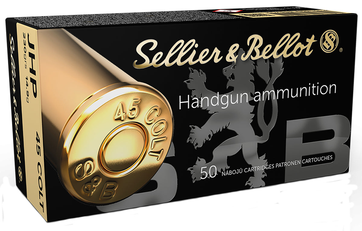 Sellier & Bellot (S&B)  Jacketed Hollow Point 230 Grain .45 Long Colt 830 fps 754908500628
