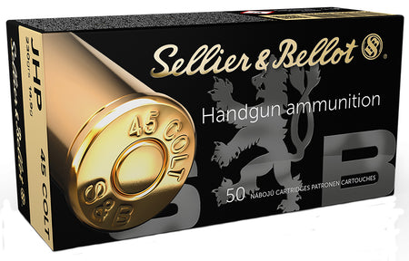 Sellier & Bellot (S&B)  Jacketed Hollow Point 230 Grain .45 Long Colt 830 fps 754908500628