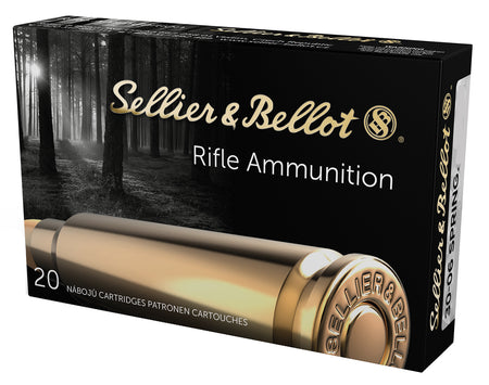 Sellier and Bellot .30-06 Springfield Rifle 147 grain Full Metal Jacket ammunition