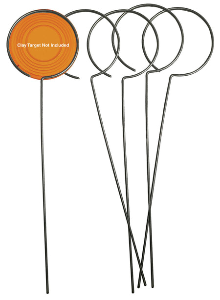 Birchwood Casey 49010 Wire Clay Holder Target Stand Silver 5 Per Pack