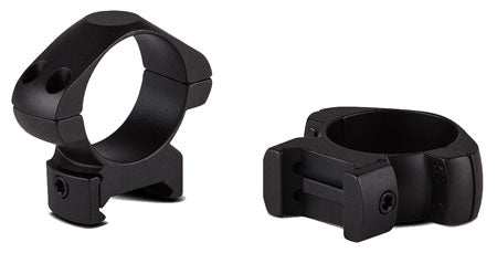 Konus 7401 1-Inch Medium Steel Scope Mounting Rings Matte Black Weaver Picatinny Rail 0 MOA
