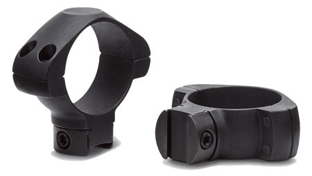 Konus 7419 30mm Medium Steel Scope Rings Black 3/8" Dovetail Grooved Receiver .22 Airgun 0 MOA