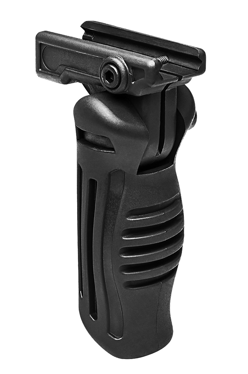 NcStar AARFVG Polymer Folding Vertical Grip Weaver/Picatinny Rail Mount Black