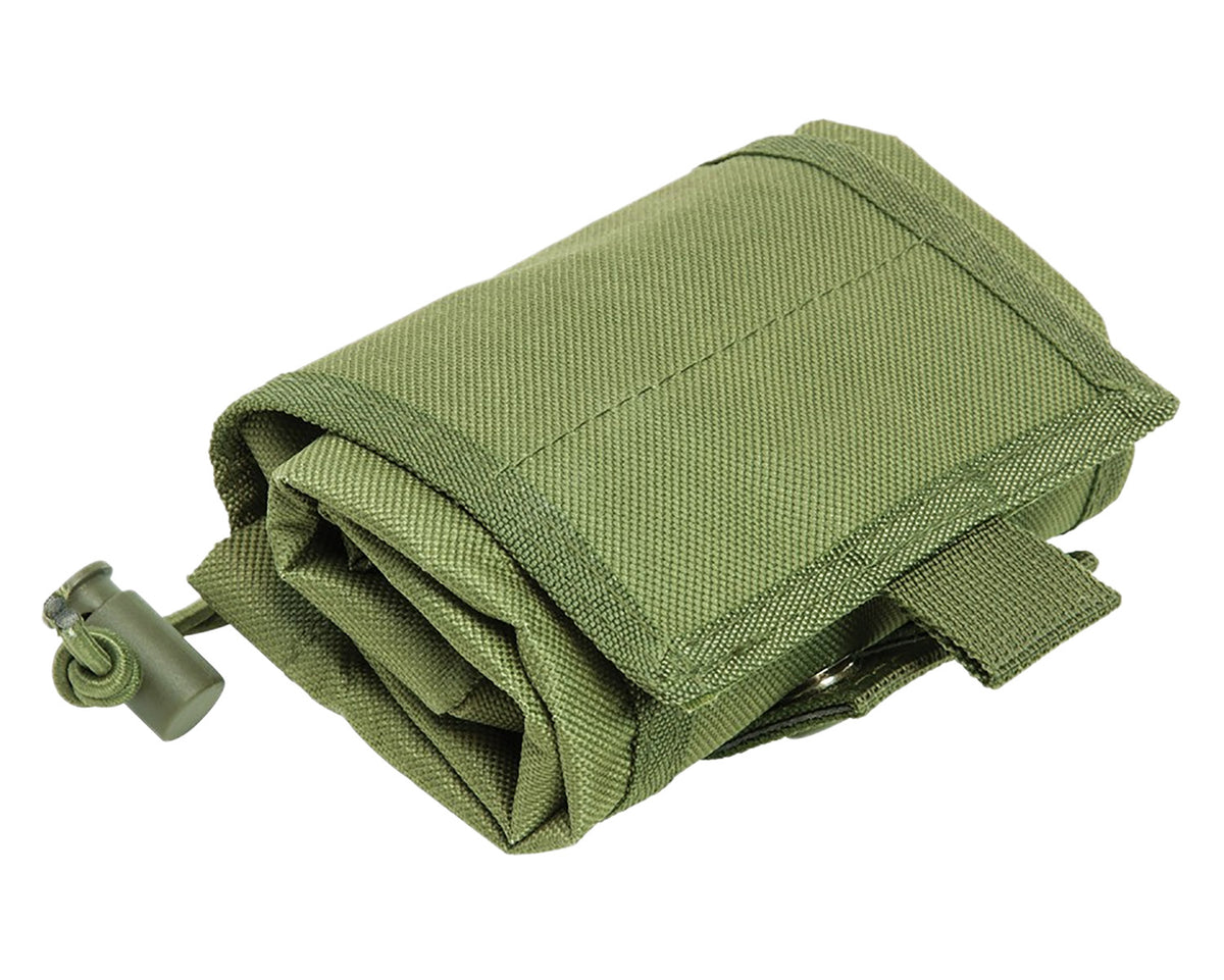 NcStar CVFDP2935G VISM Dump Pouch Folding Green Canvas 7-Magazine Capacity