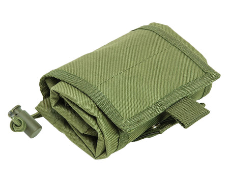 NcStar CVFDP2935G VISM Dump Pouch Folding Green Canvas 7-Magazine Capacity