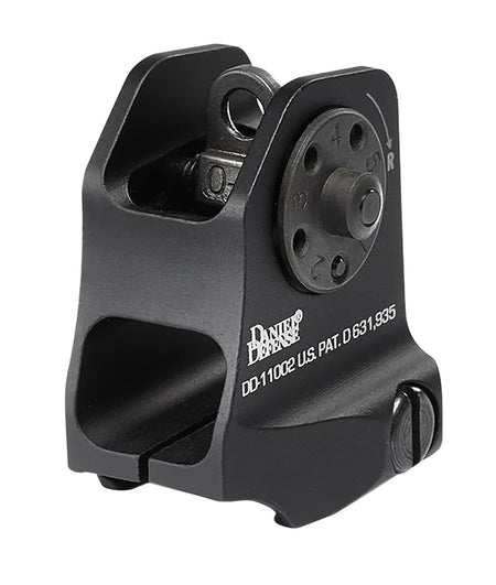 Daniel Defense 1906411002 A1.5 Low-Profile Fixed Rear Sight Hardcoat Anodized Black