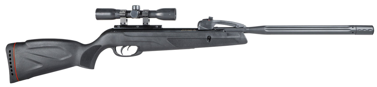 Gamo Swarm Whisper .177 Cal 10-Round Gas Piston Pellet Air Rifle Polymer Jacketed Barrel 4x32mm