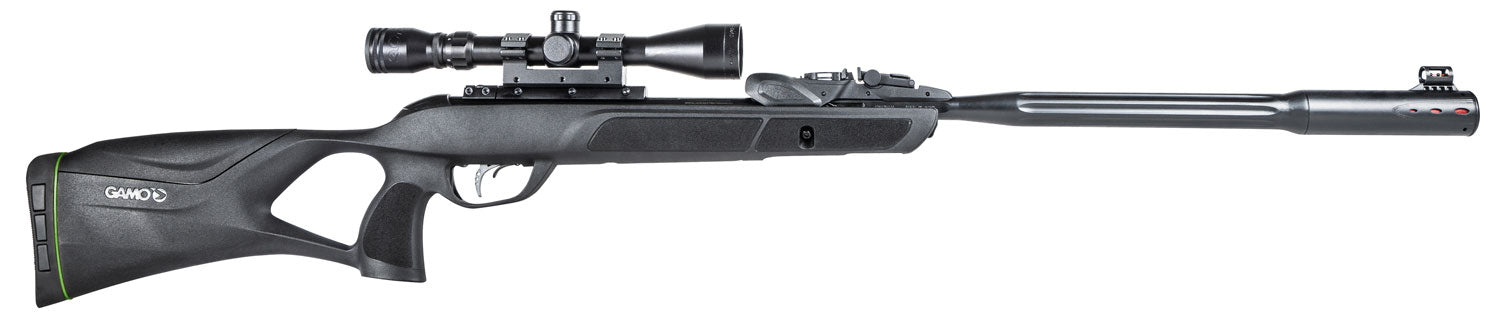 Gamo Swarm Fusion 10X Gen 3 .22 Cal Gas Piston Air Rifle 10rd Black Thumbhole Stock 3-9x40mm
