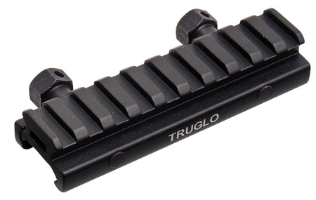TruGlo TG8970B Picatinny Rail Riser Mount with Recoil Lug Matte Black