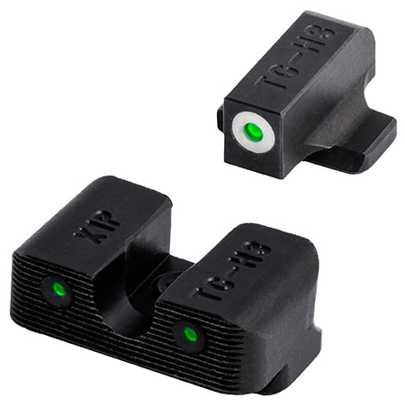 TruGlo TG231G1AC Tritium Pro Night Sight Green Tritium Orange Outline Front for Glock
