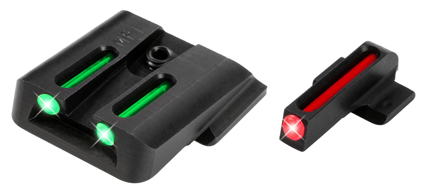 TruGlo TG131MP1 Fiber-Optic Front Red Rear Green Sight Set Smith & Wesson M&P EZ 380